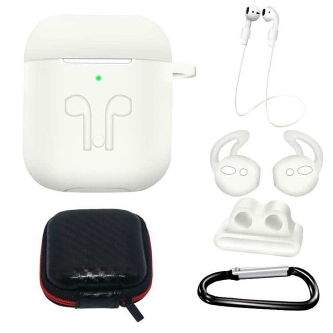 Protective Case For AirPods Headphone Silicone Accessories Schutzhülle Box kit