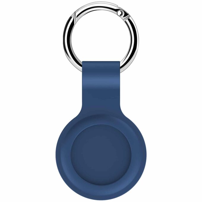 Apple Airtag Schutzhülle Schlüsselanhänger Blau _ Apple Airtag Protective Case keychain blue_ Llavero para Airtag Azul