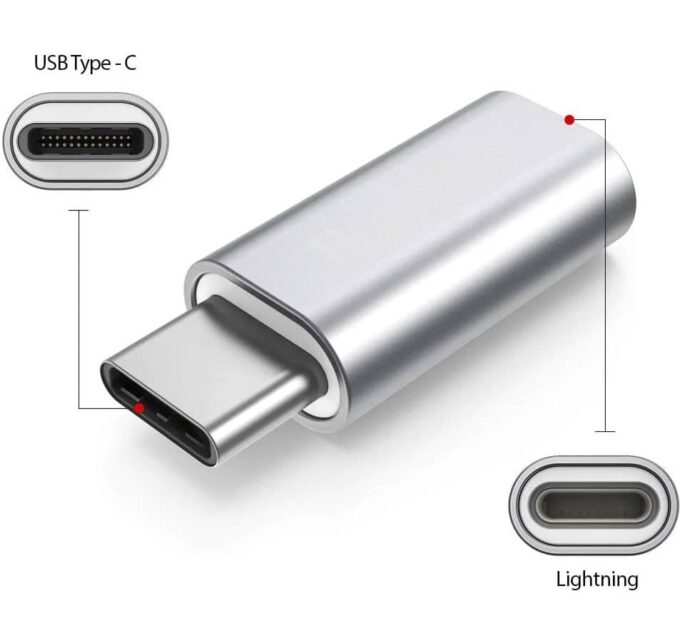 Lightning auf USB-C Adapter _ USB Apple lightning USB to USB Typ C Samsung and Nokia USB
