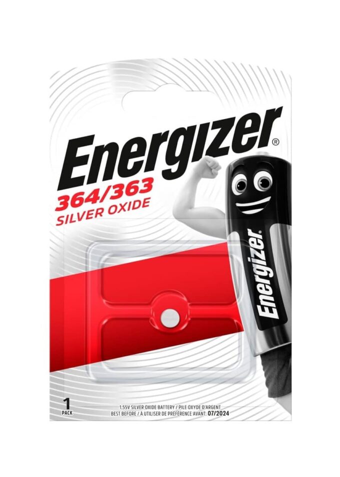 Energizer Silberoxid Knopfzelle 364 363 Batterie