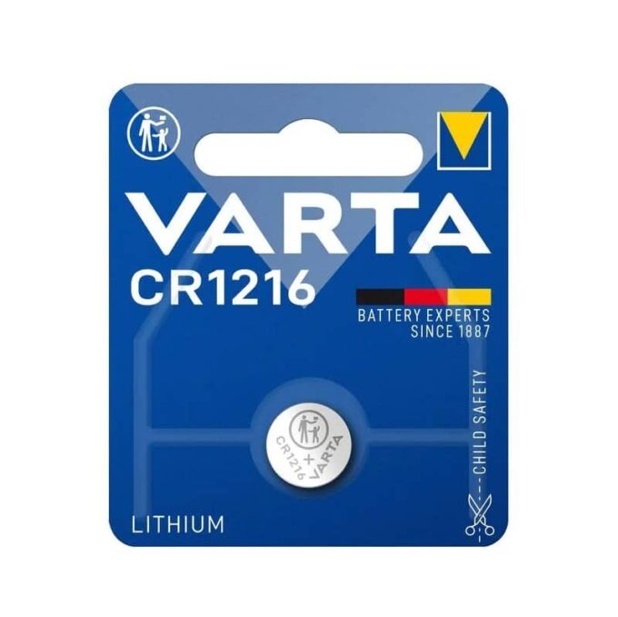 VARTA CR1216 Lithium Knopfzelle Batterie 1 stuck
