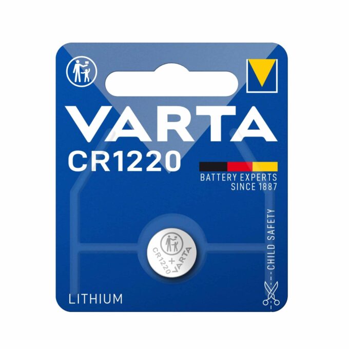 VARTA CR1220 Lithium Knopfzelle Batterie Universelle 1 stuck