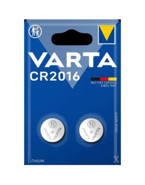 VARTA CR2016 Lithium Knopfzellen Batterien in Original Blisterverpackung Universell 2 Stück