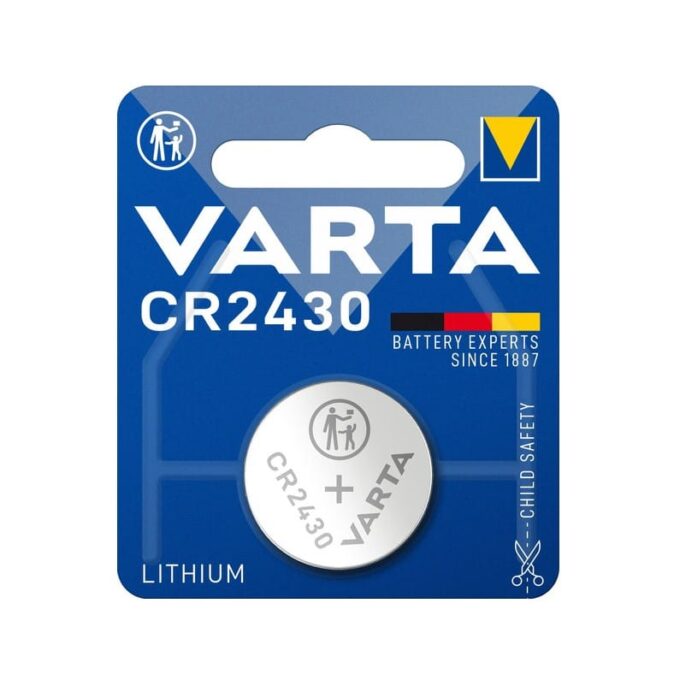 VARTA CR2430 Lithium Knopfzelle Batterie 1 stuck Mignon Coin Cell