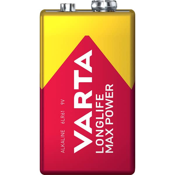 VARTA LONGLIFE MAX POWER 9V BL1 _ Mignon Battery