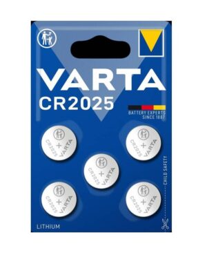 VARTA CR2025 Lithium Knopfzellen BatterienUniversell 5 Stück _ 4008496850891