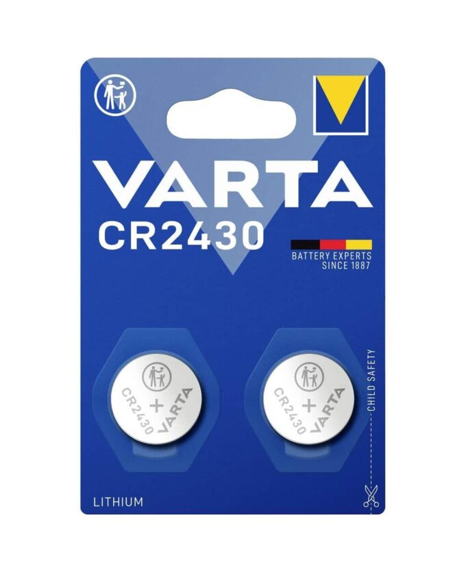 Varta LITHIUM Coin CR2430 Bli 2 Knopfzelle CR 2430 Lithium 290 mAh 3V 2 St