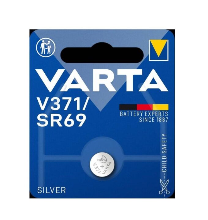Varta V371 battery Knopfzelle _ SR69 Battrie _ V 371 Pile