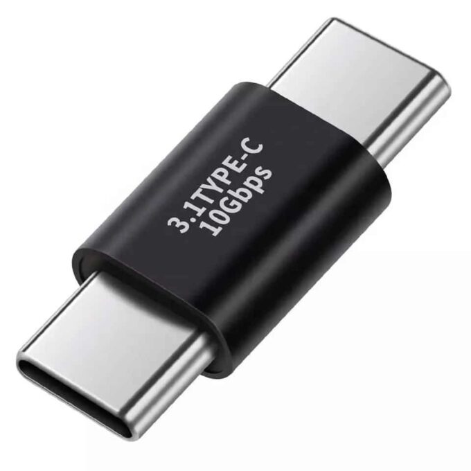USB-C auf USB-C coupler gender changer adapter