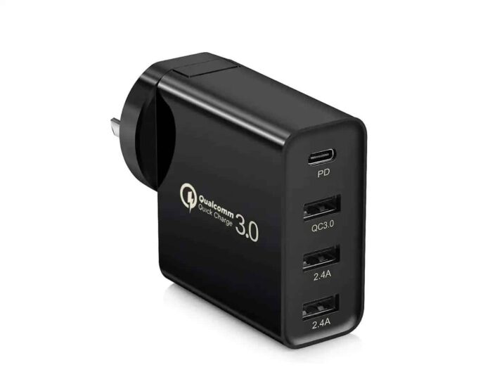 4 USB Port Ladegerat Schnell USB C und USB A _ Wall Charger Fast Charger USB