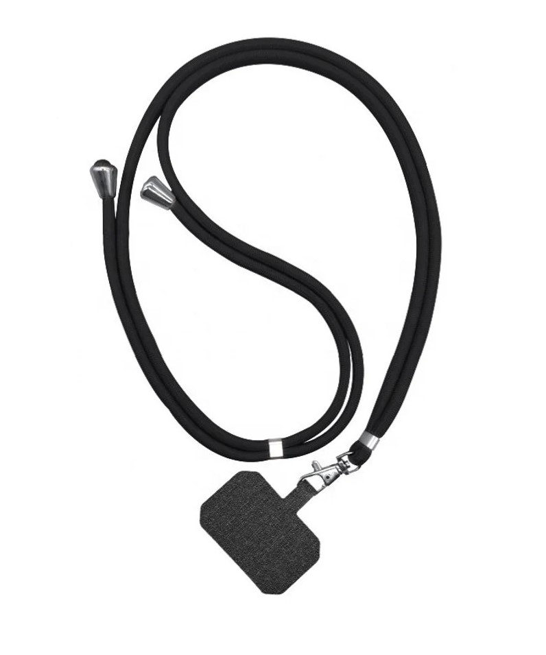 Unversal Halsbad Necklace Strap Handykette Schwarz